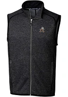 Cutter and Buck Cleveland Browns Mens Charcoal Historic Mainsail Sleeveless Jacket