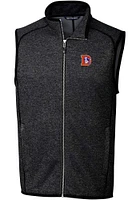Cutter and Buck Denver Broncos Mens Charcoal Historic Mainsail Sleeveless Jacket