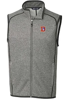 Cutter and Buck Denver Broncos Mens Grey Historic Mainsail Sleeveless Jacket