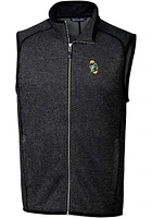 Cutter and Buck Green Bay Packers Mens Charcoal Historic Mainsail Sleeveless Jacket