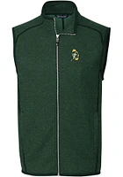 Cutter and Buck Green Bay Packers Mens Historic Mainsail Sleeveless Jacket