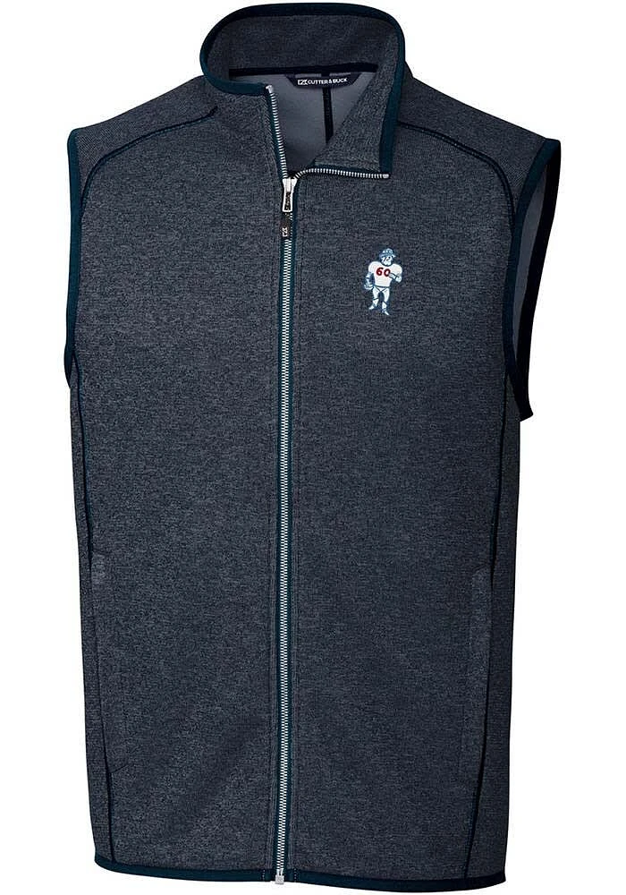 Cutter and Buck Houston Texans Mens Navy Blue Historic Mainsail Sleeveless Jacket