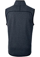 Cutter and Buck Houston Texans Mens Navy Blue Historic Mainsail Sleeveless Jacket