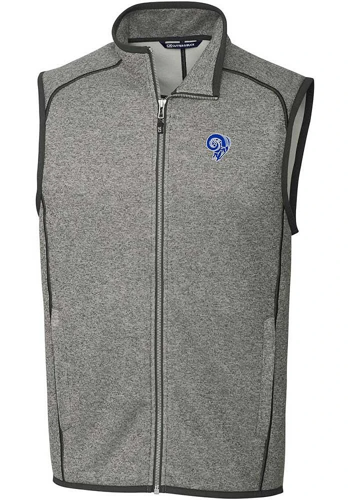 Cutter and Buck Los Angeles Rams Mens Historic Mainsail Sleeveless Jacket