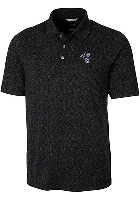 Cutter and Buck Indianapolis Colts Mens Historic Advantage Space Dye Short Sleeve Polo