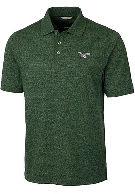 Cutter and Buck Philadelphia Eagles Mens Kelly Green Advantage Short Sleeve Polo