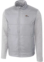 Cutter and Buck Denver Broncos Mens Grey Stealth Medium Weight Jacket