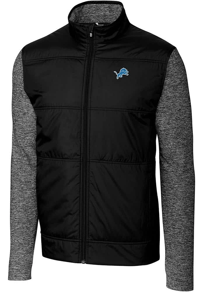 Cutter and Buck Detroit Lions Mens Stealth Medium Weight Jacket