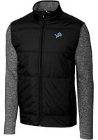 Cutter and Buck Detroit Lions Mens Stealth Medium Weight Jacket