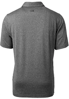 Cutter and Buck Cincinnati Bengals Mens Charcoal Historic Forge Heathered Short Sleeve Polo