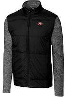 Cutter and Buck San Francisco 49ers Mens Stealth Medium Weight Jacket