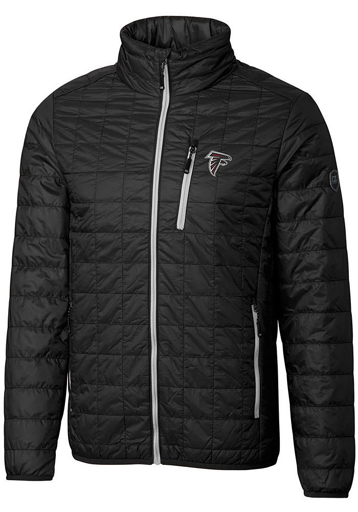 Cutter and Buck Atlanta Falcons Mens Black Rainier PrimaLoft Filled Jacket