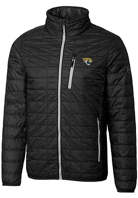 Cutter and Buck Jacksonville Jaguars Mens Black Rainier PrimaLoft Filled Jacket