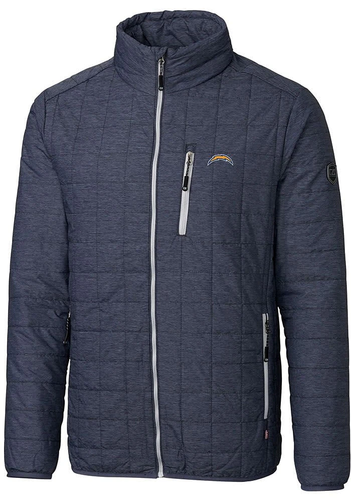 Cutter and Buck Los Angeles Chargers Mens Rainier PrimaLoft Filled Jacket