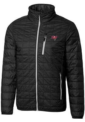 Cutter and Buck Tampa Bay Buccaneers Mens Black Rainier PrimaLoft Filled Jacket