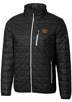 Cutter and Buck Washington Commanders Mens Black Rainier PrimaLoft Filled Jacket