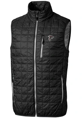 Cutter and Buck Atlanta Falcons Mens Black Rainier PrimaLoft Sleeveless Jacket