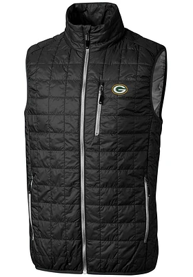 Cutter and Buck Green Bay Packers Mens Rainier PrimaLoft Sleeveless Jacket