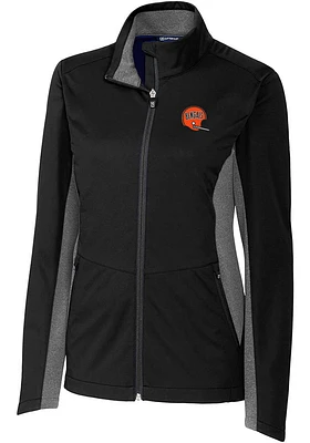 Cutter and Buck Cincinnati Bengals Womens Black Historic Navigate Light Weight Jacket