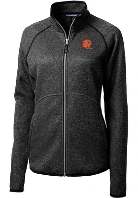 Cutter and Buck Cincinnati Bengals Womens Charcoal Historic Mainsail Light Weight Jacket