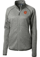 Cutter and Buck Cincinnati Bengals Womens Grey Historic Mainsail Light Weight Jacket