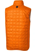 Cutter and Buck Miami Dolphins Mens Orange Rainier PrimaLoft Sleeveless Jacket