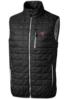 Cutter and Buck Tampa Bay Buccaneers Mens Black Rainier PrimaLoft Sleeveless Jacket