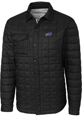 Cutter and Buck Buffalo Bills Mens Black Rainier PrimaLoft Outerwear Lined Jacket