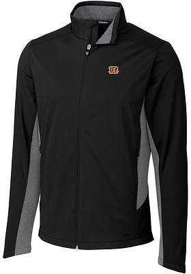 Cutter and Buck Cincinnati Bengals Mens Navigate Light Weight Jacket