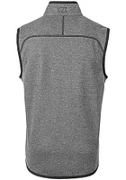 Cutter and Buck Carolina Panthers Mens Grey Mainsail Sleeveless Jacket
