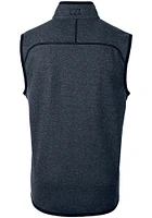 Cutter and Buck Denver Broncos Mens Navy Blue Mainsail Sleeveless Jacket