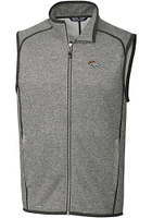 Cutter and Buck Denver Broncos Mens Grey Mainsail Sleeveless Jacket