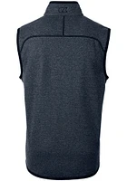 Cutter and Buck Los Angeles Rams Mens Navy Blue Mainsail Sleeveless Jacket