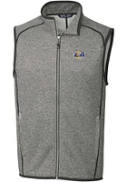 Cutter and Buck Los Angeles Rams Mens Grey Mainsail Sleeveless Jacket