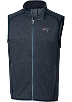 Cutter and Buck New England Patriots Mens Navy Blue Mainsail Sleeveless Jacket