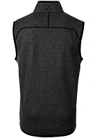 Cutter and Buck New Orleans Saints Mens Charcoal Mainsail Sleeveless Jacket