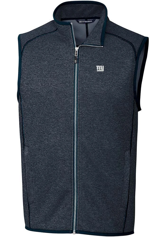 Cutter and Buck New York Giants Mens Navy Blue Mainsail Sleeveless Jacket