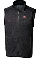 Cutter and Buck San Francisco 49ers Mens Charcoal Mainsail Sleeveless Jacket