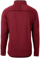 Cutter and Buck Buffalo Bills Mens Mainsail Long Sleeve Qtr Zip Pullover