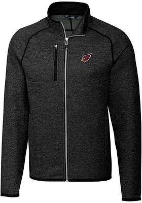 Cutter and Buck Arizona Cardinals Mens Grey Mainsail Medium Weight Jacket
