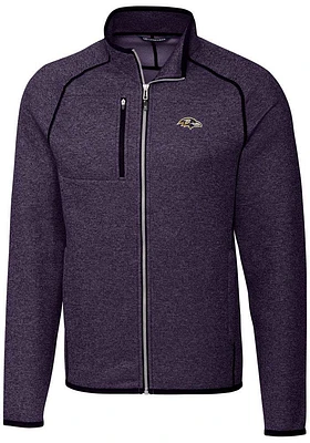 Cutter and Buck Baltimore Ravens Mens Mainsail Medium Weight Jacket