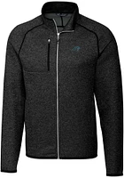 Cutter and Buck Carolina Panthers Mens Grey Mainsail Medium Weight Jacket