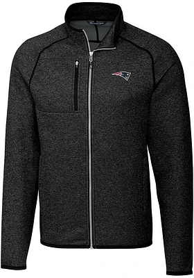 Cutter and Buck New England Patriots Mens Grey Mainsail Medium Weight Jacket