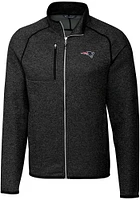 Cutter and Buck New England Patriots Mens Grey Mainsail Medium Weight Jacket