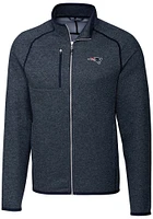 Cutter and Buck New England Patriots Mens Navy Blue Mainsail Medium Weight Jacket