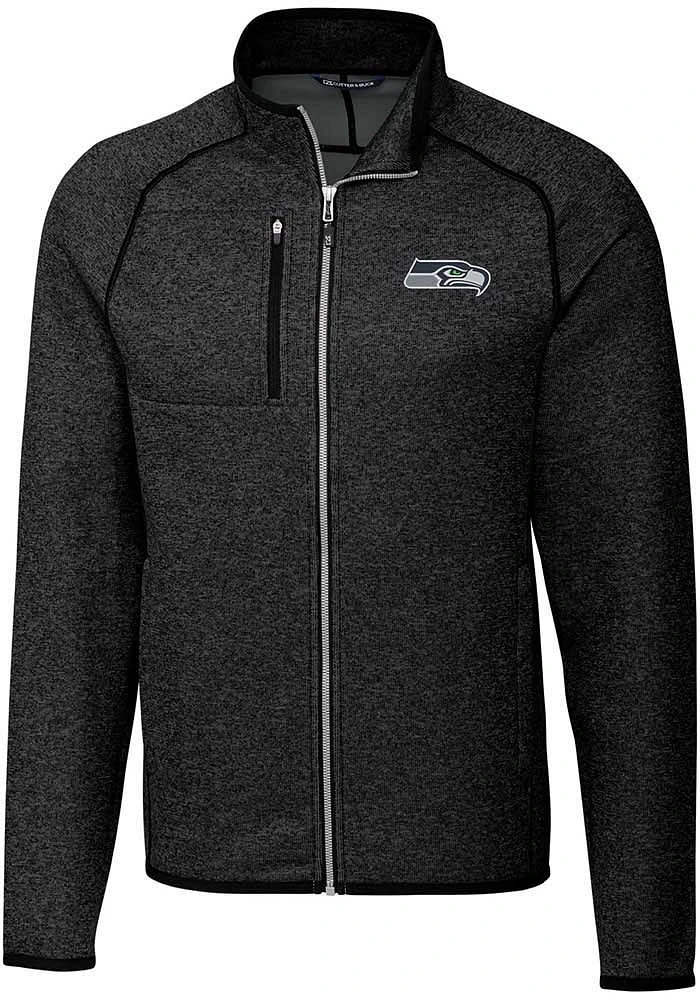 Cutter and Buck Seattle Seahawks Mens Grey Mainsail Medium Weight Jacket