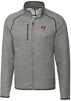 Cutter and Buck Tampa Bay Buccaneers Mens Grey Mainsail Medium Weight Jacket