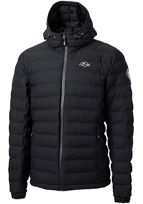 Cutter and Buck Baltimore Ravens Mens Black Mission Ridge Repreve Filled Jacket