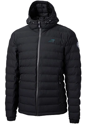 Cutter and Buck Carolina Panthers Mens Black Mission Ridge Repreve Filled Jacket
