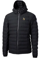 Cutter and Buck Minnesota Vikings Mens Black Mission Ridge Repreve Filled Jacket